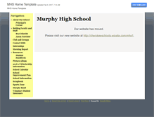 Tablet Screenshot of mhs.cherokee.k12.nc.us