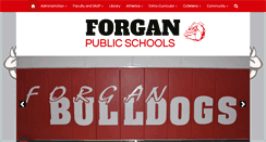 Desktop Screenshot of forgan.k12.ok.us