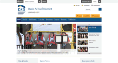 Desktop Screenshot of davis.k12.ut.us
