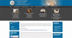 Desktop Screenshot of coweta.k12.ga.us