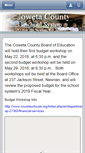 Mobile Screenshot of coweta.k12.ga.us