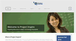 Desktop Screenshot of projectinspire.k12.hi.us