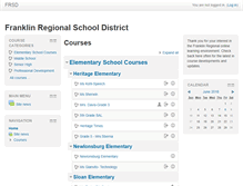 Tablet Screenshot of eschool.franklinregional.k12.pa.us