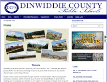 Tablet Screenshot of dinwiddie.k12.va.us