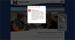 Desktop Screenshot of marysville.k12.mi.us