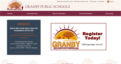Desktop Screenshot of granby.k12.ct.us
