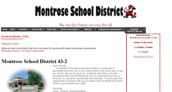Desktop Screenshot of montrose.k12.sd.us