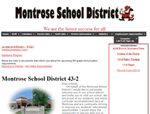 Tablet Screenshot of montrose.k12.sd.us