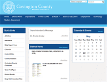 Tablet Screenshot of cov.k12.ms.us