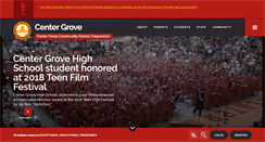 Desktop Screenshot of centergrove.k12.in.us