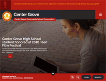 Tablet Screenshot of centergrove.k12.in.us