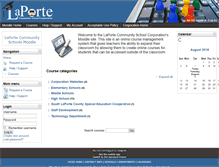 Tablet Screenshot of moodle.lpcsc.k12.in.us