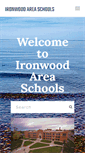 Mobile Screenshot of ironwood.k12.mi.us