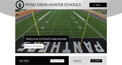 Desktop Screenshot of pondcreek-hunter.k12.ok.us