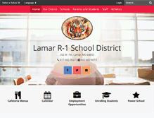 Tablet Screenshot of lamar.k12.mo.us