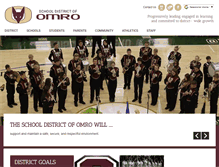 Tablet Screenshot of omro.k12.wi.us