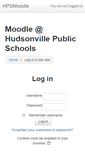 Mobile Screenshot of moodle.hudsonville.k12.mi.us