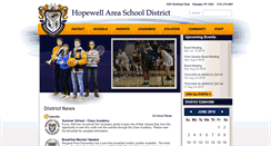 Desktop Screenshot of hopewell.k12.pa.us