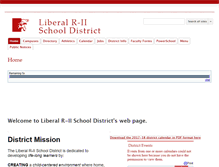 Tablet Screenshot of liberal.k12.mo.us