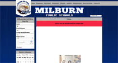 Desktop Screenshot of milburn.k12.ok.us