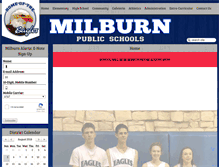 Tablet Screenshot of milburn.k12.ok.us