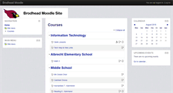 Desktop Screenshot of moodle.brodhead.k12.wi.us