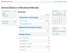 Tablet Screenshot of moodle.brodhead.k12.wi.us