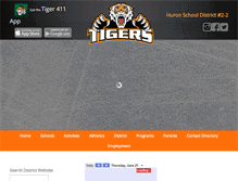 Tablet Screenshot of huron.k12.sd.us