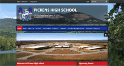 Desktop Screenshot of phs.pickens.k12.sc.us