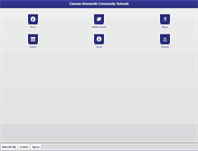 Tablet Screenshot of carman.k12.mi.us