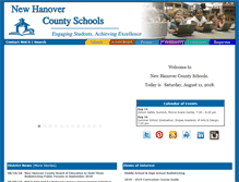 Tablet Screenshot of nhcs.k12.nc.us
