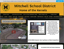 Tablet Screenshot of mitchell.k12.sd.us
