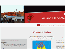 Tablet Screenshot of fontana.k12.wi.us