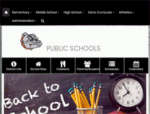Tablet Screenshot of meeker.k12.ok.us