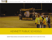 Tablet Screenshot of kennett.k12.mo.us