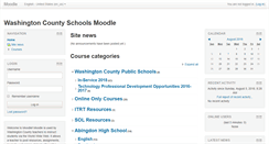 Desktop Screenshot of moodle.wcs.k12.va.us