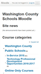 Mobile Screenshot of moodle.wcs.k12.va.us