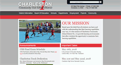 Desktop Screenshot of charleston.k12.il.us