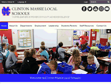 Tablet Screenshot of clinton-massie.k12.oh.us