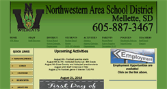 Desktop Screenshot of northwestern.k12.sd.us