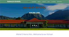 Desktop Screenshot of hanalei.k12.hi.us