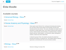 Tablet Screenshot of moodle.elida.k12.oh.us