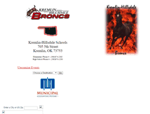 Tablet Screenshot of kremlin.k12.ok.us