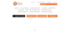 Desktop Screenshot of davie.k12.nc.us
