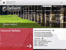 Tablet Screenshot of bellaire.k12.oh.us