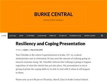 Tablet Screenshot of burkecentral.k12.nd.us