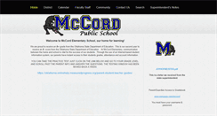 Desktop Screenshot of mccord.k12.ok.us
