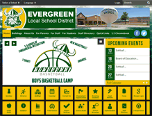 Tablet Screenshot of evergreen.k12.oh.us
