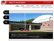 Tablet Screenshot of hurley.k12.mo.us