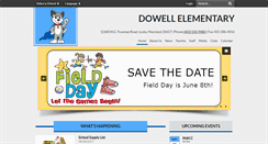 Desktop Screenshot of desweb.calvertnet.k12.md.us